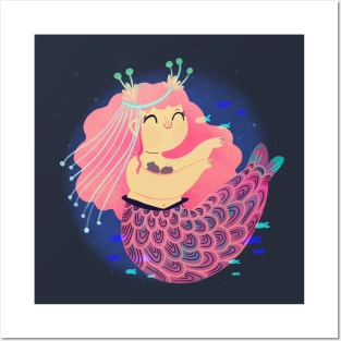 Magical mermaid Posters and Art